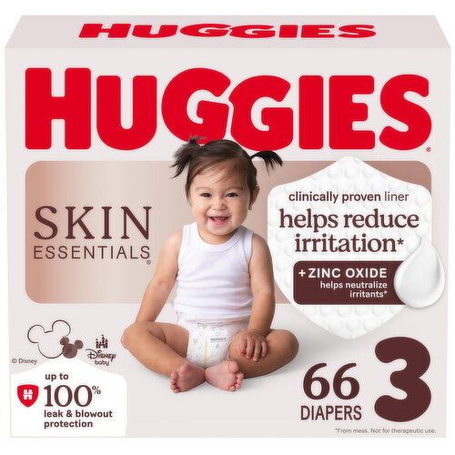 Huggies - Skin Essentials Size 3 GIGA Diapers