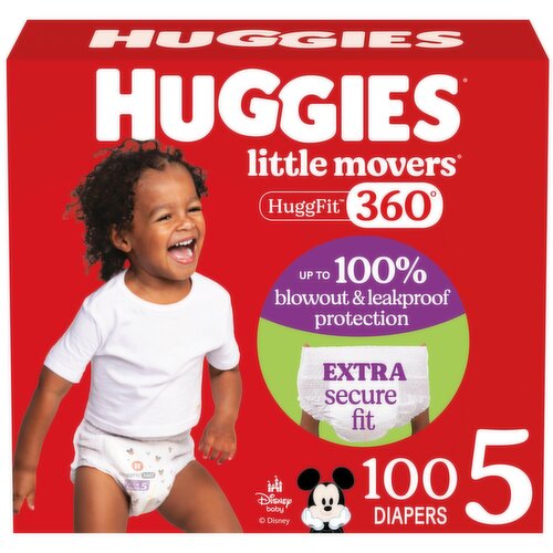 Huggies - Little Movers HuggFit 360 - Size 5