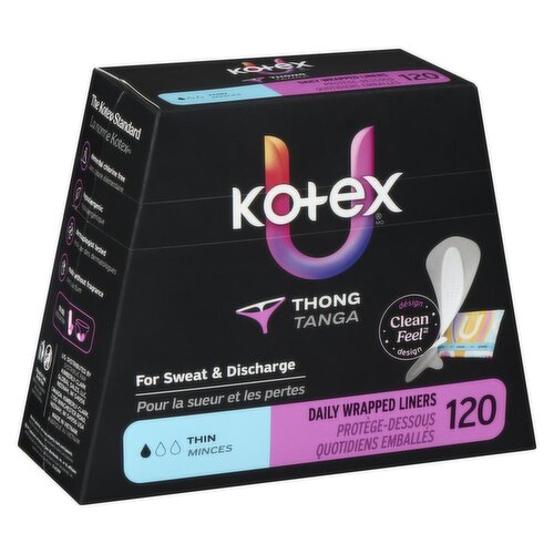 Kotex - Daily Wrapped Liners - Thong