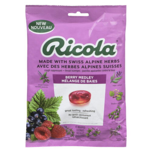 Ricola - Lozenges Berry Medley