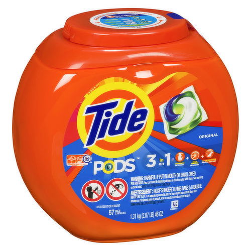 Tide - Pods 3in1 Laundry Detergent, Original