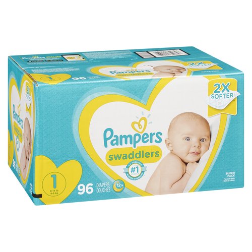 Pampers - Swaddlers Diapers - Size 1