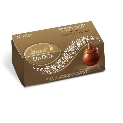 LINDT LINDOR ASSORTED 3箱セット 9000 Lindt - Assorted Swiss Chocolate Truffles 3 Pack - Save-On-Foods