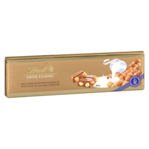 Lindt - Swiss Classic Gold Chocolate - Hazelnut