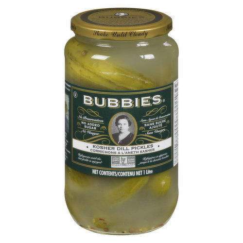 Bubbies - Kosher Dill Pickles