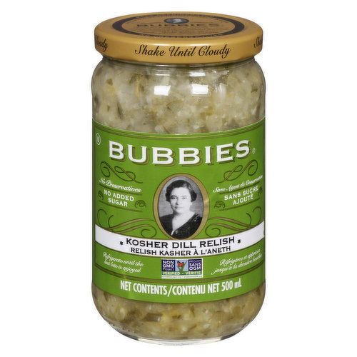 Bubbies - Dill Relish Kosher