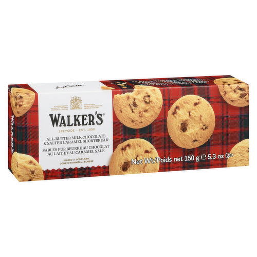 Walkers - All-Butter Milk Chocolate and Salted Caramel Shortbread