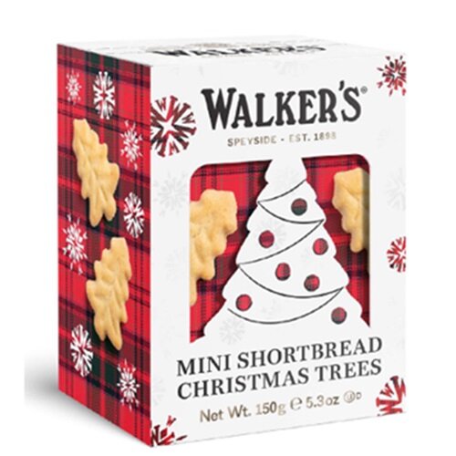 Walkers - Pure Mini Shortbread Christmas Trees