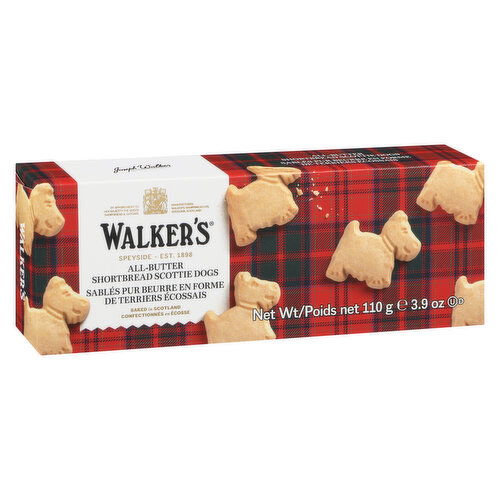 Walkers - All-Butter Shortbread - Scottie Dogs