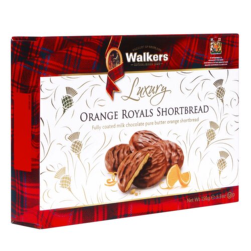 WALKERS - Luxury Orange Royals Shortbread