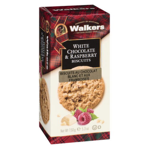 Walkers - White Chocolate & Raspberry Biscuits