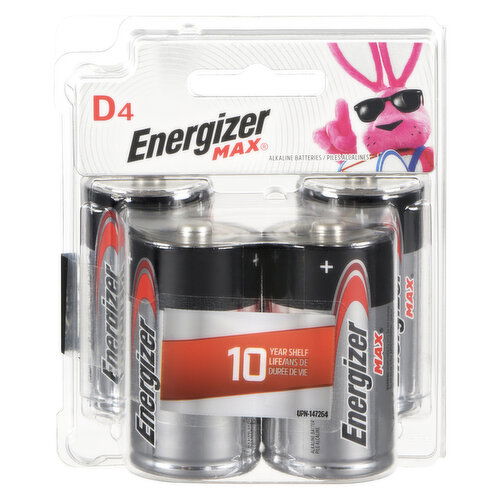 Energizer - Max Batteries D