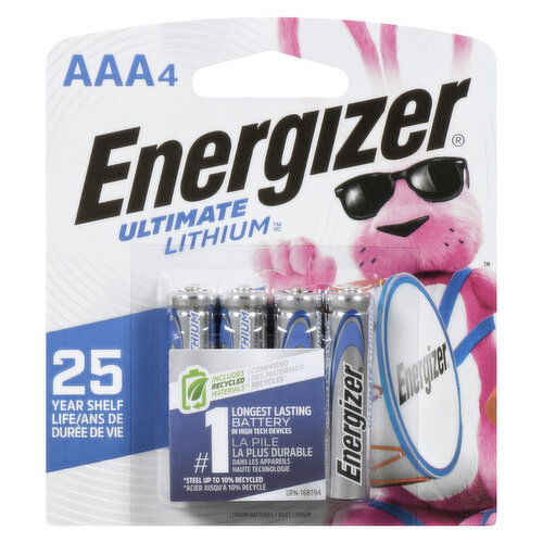 Energizer - Ultimate Lithium Batteries - AAA