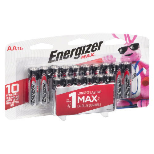 Energizer - Batteries Max AA16