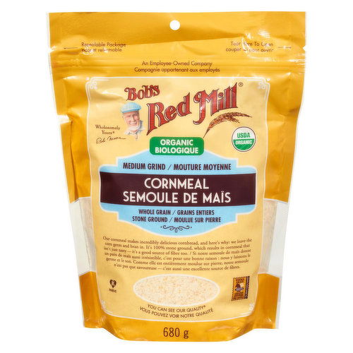 Bob's Red Mill - Organic Cornmeal Medium Ground