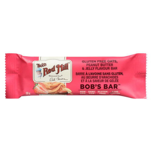 Bob's Red Mill - Gluten Free Oats, Peanut Butter & Jelly Flavour Bar