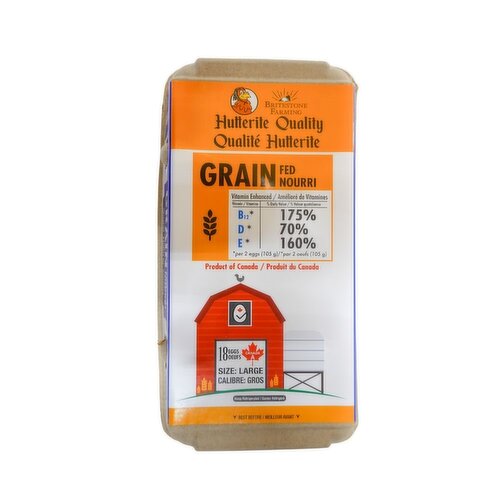 Britestone Farms - Grain Fed Large Eggs