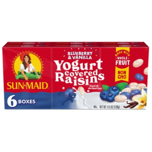 Sunmaid - Sunmaid Blueberry Ygrt Vanilla Rsns