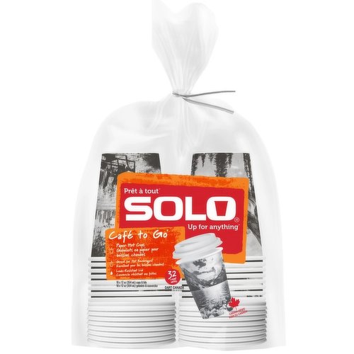 Solo - Solo Cafe to Go Pape Hot Cup and Lid Pk