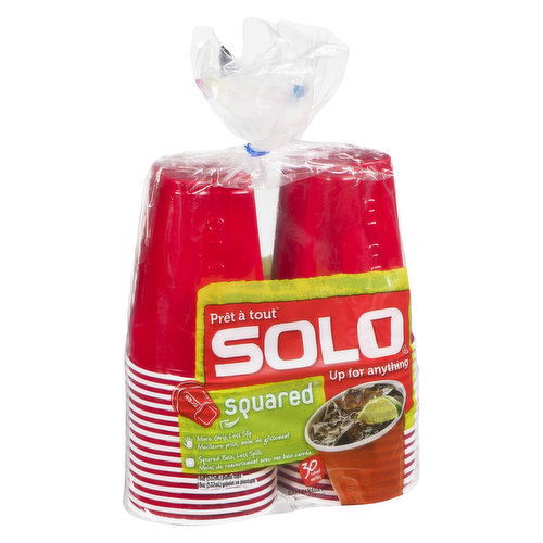 Solo - Squared Red Cups, 18 oz