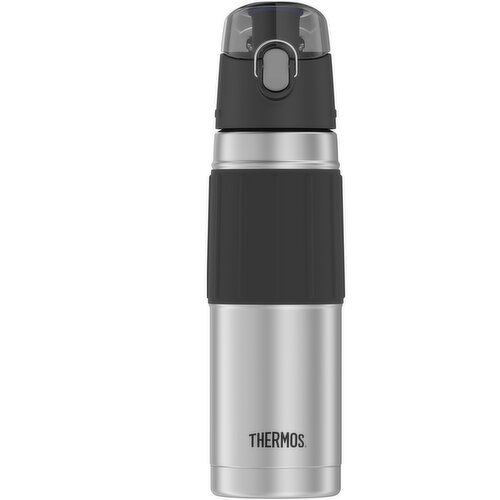 Thermos - Stainless Steel Black Water Bottle