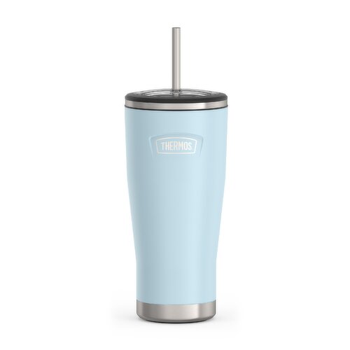 Thermos - Stainless Steel Glacier Cold Cup w/Stainless Steel Straw