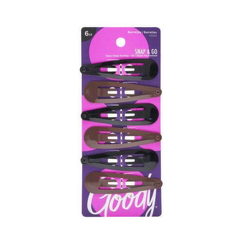 Goody - Sandswirl Contour Clips 6Pk