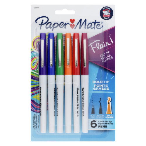 PaperMate - Flair! Bold Tip Felt Tip Pens