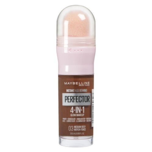 MAYBELLINE - Instant Age Rewind Perfector 4 in 1 Glow Makeup - Medium Deep 03