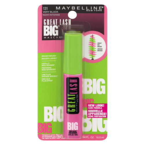 MAYBELLINE - Great Lash Big Mascara - Very Black