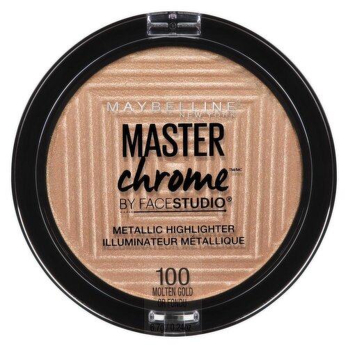 MAYBELLINE - New York Facestudio Master Chrome Metallic Highlighter - 100 Molten Gold