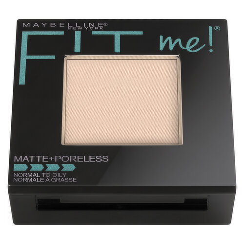 MAYBELLINE - New York Fit Me! Matte + Poreless Powder, Creamy Beige 122