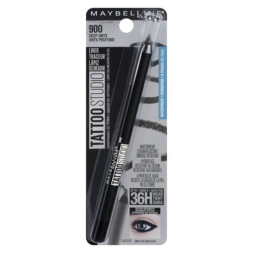 MAYBELLINE - Tattoo Studio Gel Pencil Eyeliner Deep Onyx