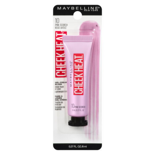 MAYBELLINE - New York Cheek Heat Gel-Cream Blush - 10 Pink Scorch