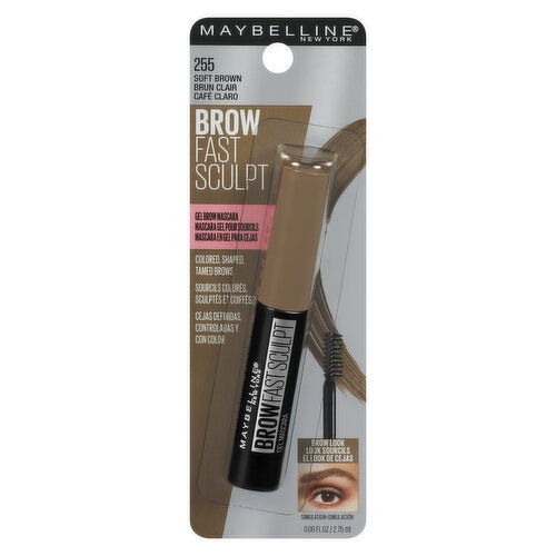 MAYBELLINE - New York Brow Fast Sculpt Mascara - Soft Brown 255