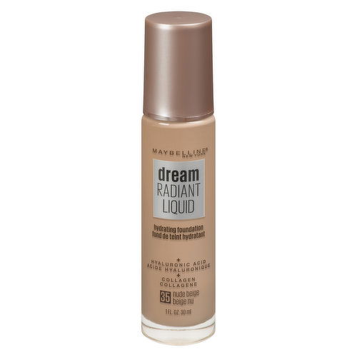 Maybelline - Dream Radiant Liquid Foundation Nude Beige