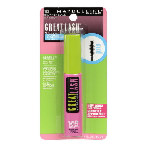 MAYBELLINE - Great Lash Classic Volume Mascara - Brownish Black