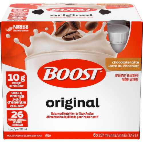 Boost - Nutritional Supplement Original - Chocolate Latte