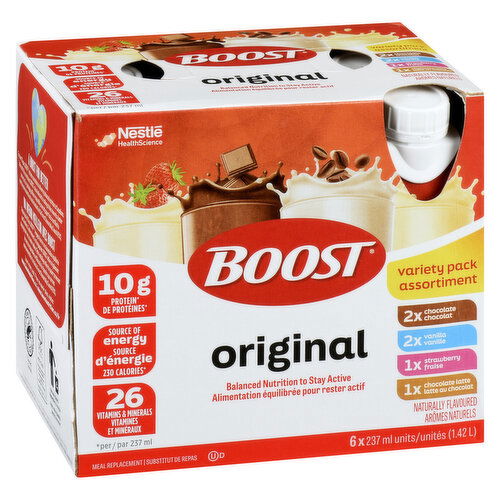 Boost - Nutritious Meal Replacement Original Variety Pack