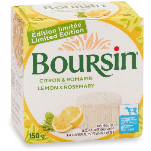 Boursin - Lemon & Rosemary