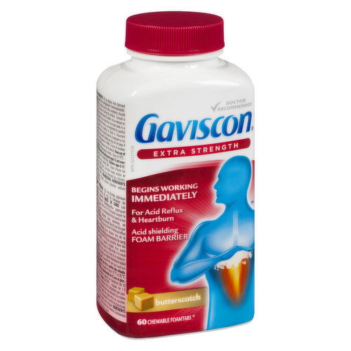 Gaviscon - GAVISCON TABLETS X-STR BUTTERSCOTCH