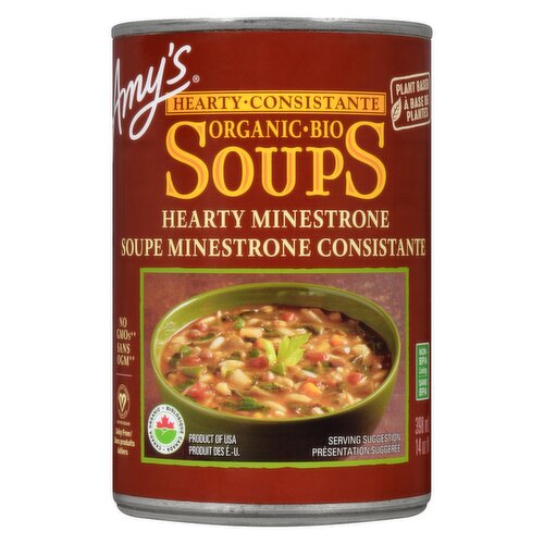 AMYS - ORG SOUP HEARTY MINESTRONE