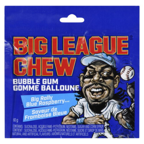 Big League Chew - Bubble Bum - Blue Raspberry