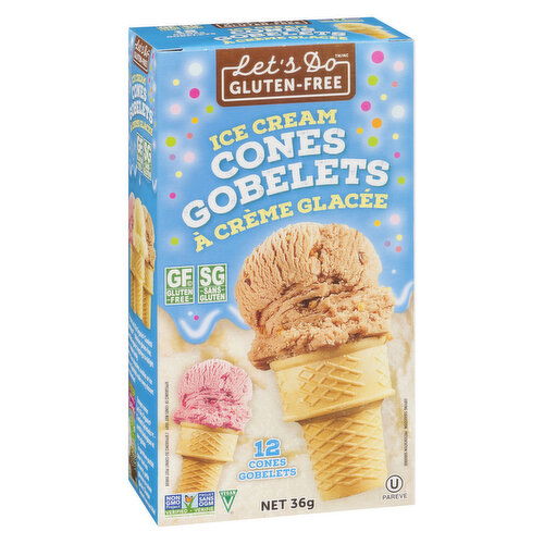 Let's Do Gluten Free - Ice Cream Cones Gluten Free Organic