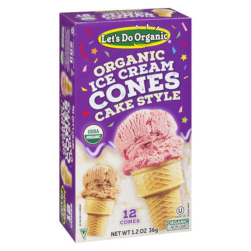 Let's Do Organic - Ice Cream Cones