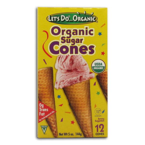 Let's Do Organic - Sugar Cones