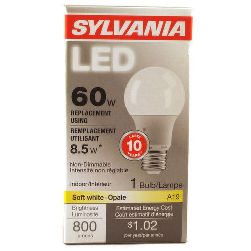 Sylvania - LED Warm Lightbulb 8.5W