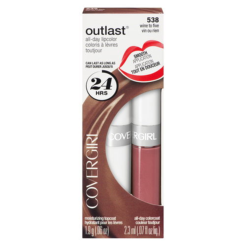 Cover Girl - Outlast All-Day Lipcolor - Wine To Five