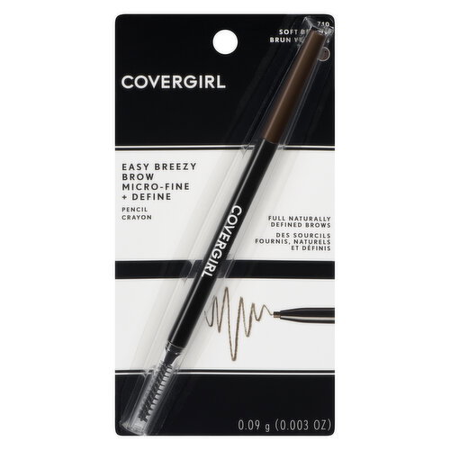 COVERGIRL - Easy Breezy Brow Micro-Fine + Define Pencil - Soft Brown 710