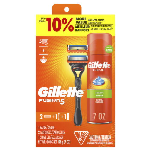 Gillette - Fusion5 Razors & Shave Gel